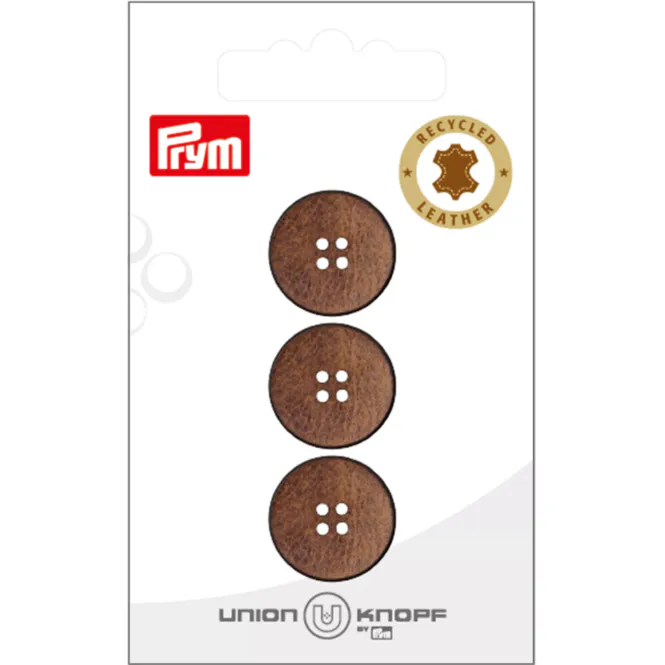 Hovedbilde Prym Knapper 453623 - 4-hull 18mm 20 Brun - 3stk