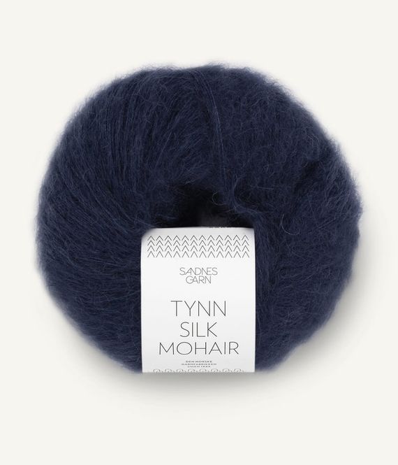 Hovedbilde 5581 Tynn Silk Mohair Dyp Marine