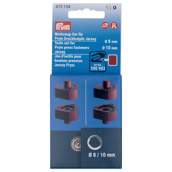 Hovedbilde Prym Vario Tools set 673134 For Trykknapper Jersey 8 &10mm