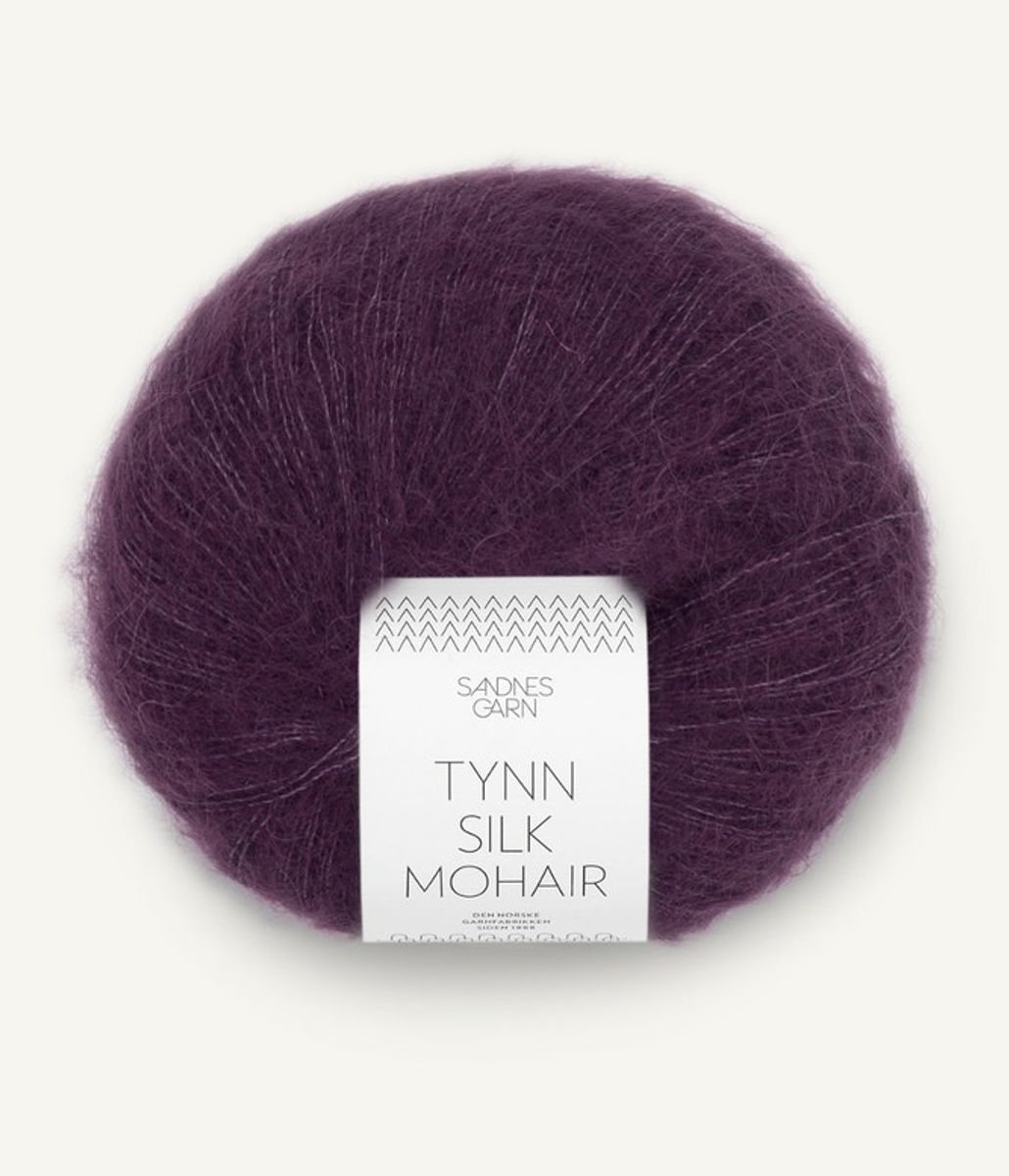 4672 Tynn Silk Mohair Bjørnebærsaft