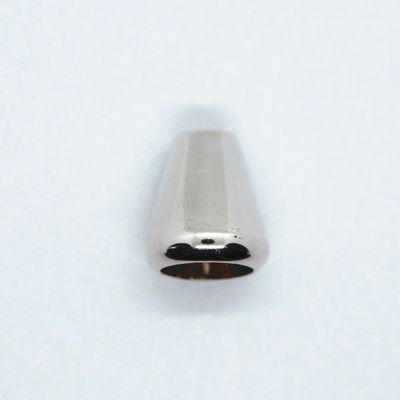 Endestopper sølv, konisk 15 x 5 mm
