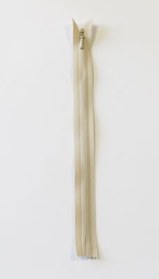YKK 4MM USYNLIG, FAST F. SAND 35 CM