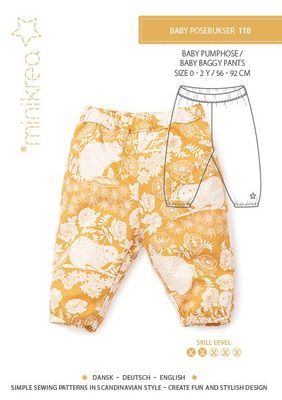 MINIKREA Baby baggy bukse 0-2y 118