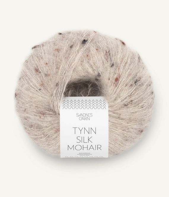 Hovedbilde 2600 Tynn Silk Mohair Greige Tweed