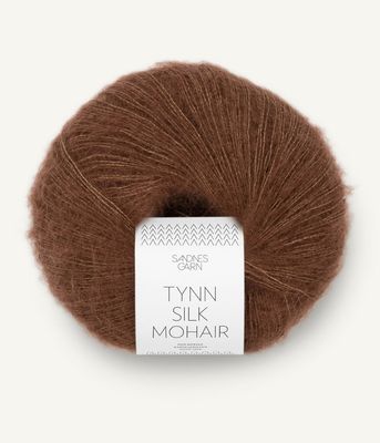 3073 Tynn Silk Mohair Sjokolade