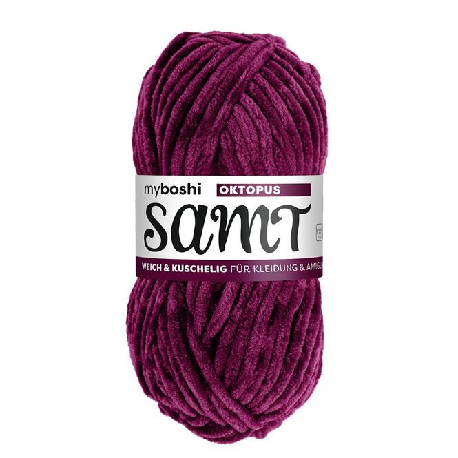 Hovedbilde Myboshi Samt Chenillegarn 100m - 864 Octopus