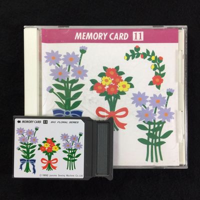 Janome Memory Card 11 - Big Floral Series (2B0)