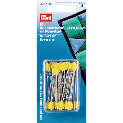 Prym Quilter's flat flower pins 028520