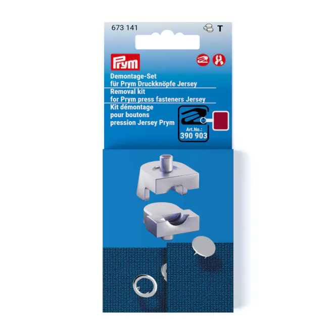 Hovedbilde Prym Vario Tools set 673141 Fjernesett for trykknapper Jersey
