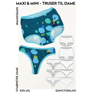 Maxi & Mini - truser til dame XXS-4XL